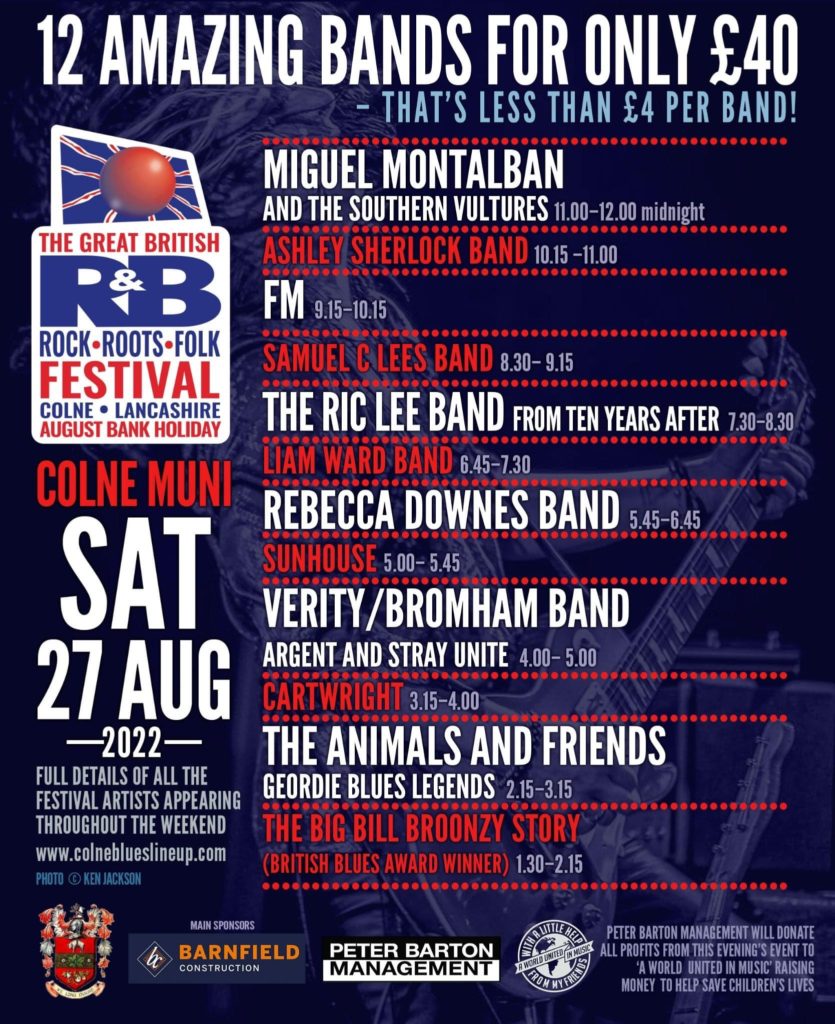 Miguel Montalban Live The Great British Rock & Blues Festival in