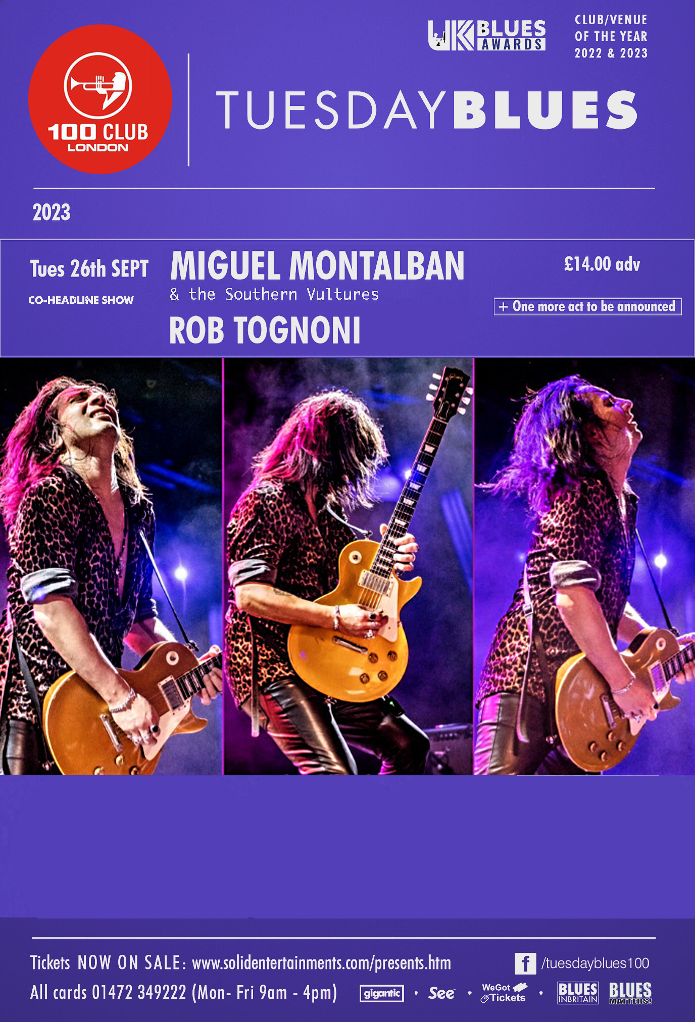 100 Club London, Tickets For Concerts & Music Events 2023